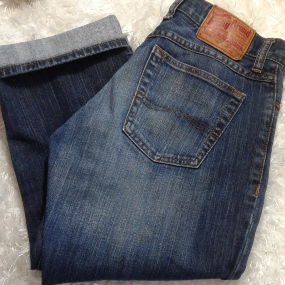 Lucky Brand cropped jeans size 27 vguc